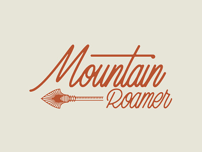 Mountain Roamer adventure arrow arrowhead gramr gratitude gratitude hand lettering lettering mountain tentree type typography