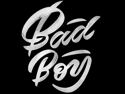 Bad Boy bad boy hand hand drawn hand lettering letter lettering pin script type typography vector