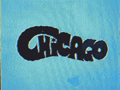 Chicago chicago hand drawn hand lettering hand type illustration letter lettering type typography vintage