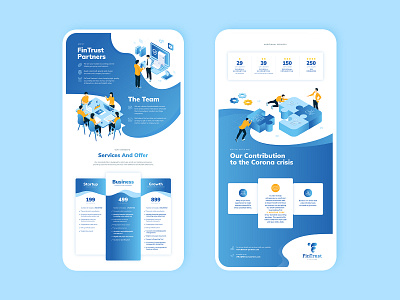 FinTrust - infographic art blue branding clean composition design details forms graphicdesign identity branding illustration infographic logo mockup responsive design typography userinterface vector webdesign yelow
