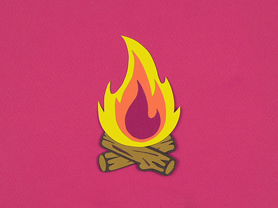 Calming The Fire animation app design art clip fire handcrafted icecream loop magenta melting motion motiongraphics paper paperart papercraft papercut sticker stopmotion video yellow