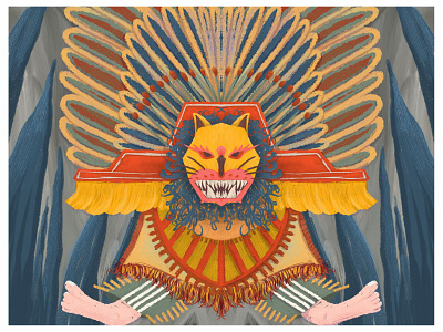 Illustration Reog Ponorogo : Indonesian Culture