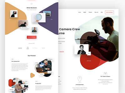 Camera Crew Website Design