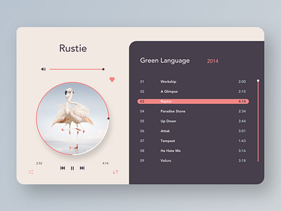 DailyUI #009 - Music Player