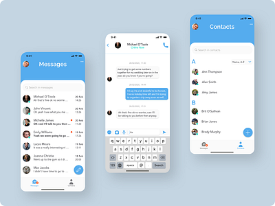 Daily UI 013 - Direct Messaging App
