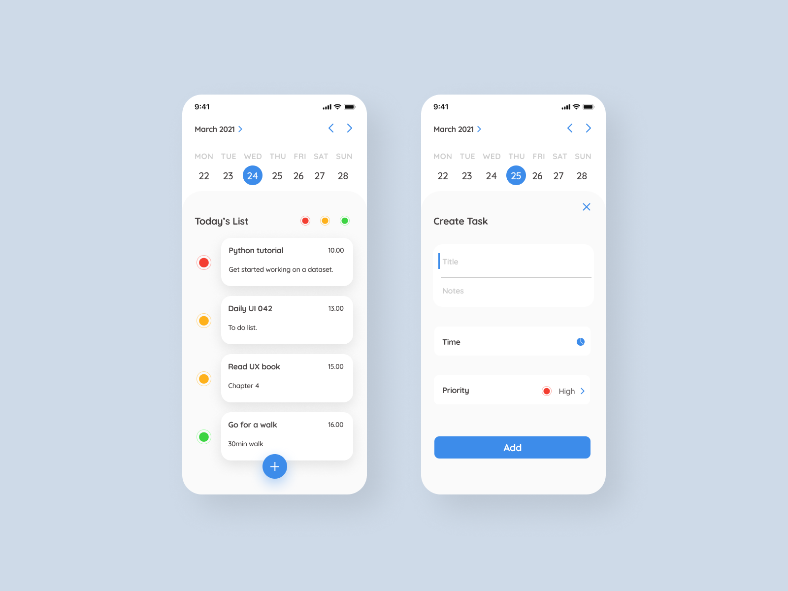 Daily UI 042 - To Do List by Des Flaherty on Dribbble