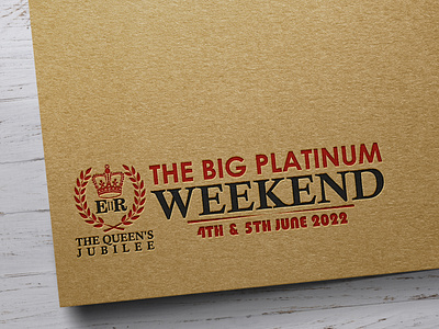 The Big Platinum Weekend creativelogo flatlogo logodesign uniquelogo