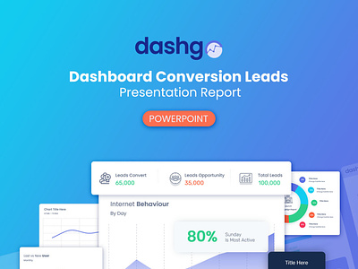 Dashgo - Dashboard Conversion Leads Report analytics analytics insight animation design generate leads infographic keynote leads powerpoint report