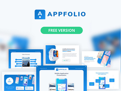 Animated Portfolio Presentation Mockup Free Version