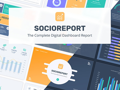 SOCIO REPORT - Dashboard Presentation Report annual report brand report dashboard insight social media