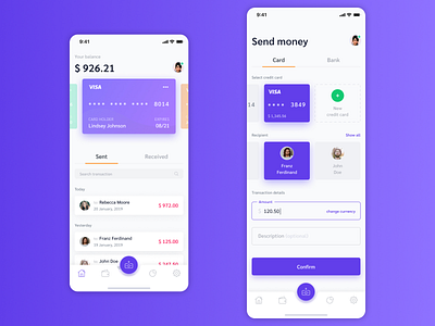 Payment App UI Design