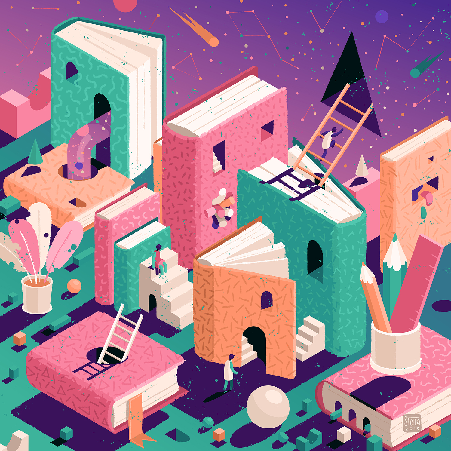 Dribbble - die_bucher_dribble_stella_caraman.jpg by Stella Caraman