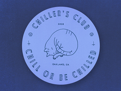 Chillers Emblem brand chillers club t shirt