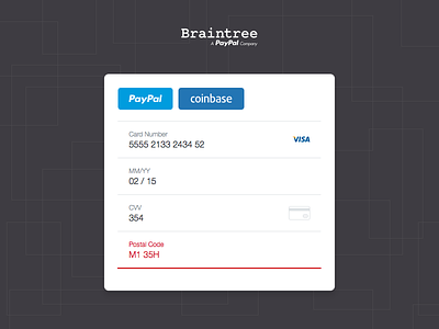 Sketch Freebie: Braintree Drop-In UI Form braintree card checkout form free freebie money payment paypal sketch