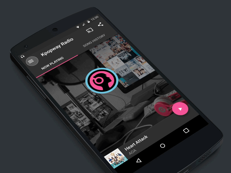 Material Radio App android radio app application interaction material design material prototype radio app ui user experience user interface animation ux