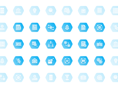 Backend Services Icon Set backend blue calculator click code gradient icon icon pack icon set icons moneysupermarket services