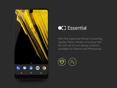 Freebie: Essential Phone Mockup