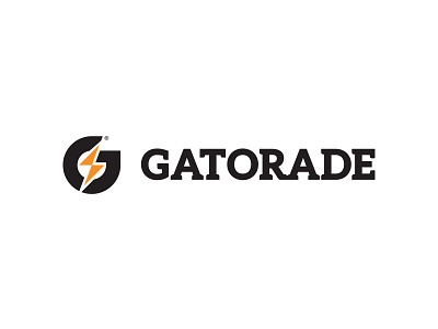 Gatorade - just for fun black bolt brand drink energy energy drink grid logo minimal orange rebrand sport sports logo thunder