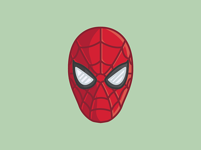 Spider Man / Peter Parker cartoon civil war comic flat design icon marvel peter parker red spider man spiderman superhero team ironman