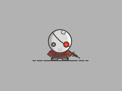 Deadshot - Voodoo Dolls Series - DC Universe arrow batman dc dc comics deadshot emoji illustration suicide squad superhero vector voodoo doll