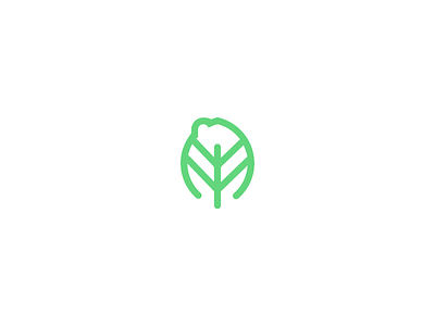 Green House - Logo brand branding clean clever logo green home house leaf logo nature negative space tree