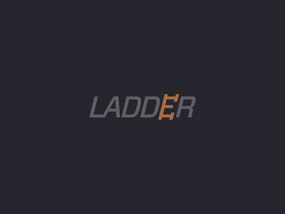 Ladder awesome black brand branding clean clever logo climb ladder minimalist sans serif vector
