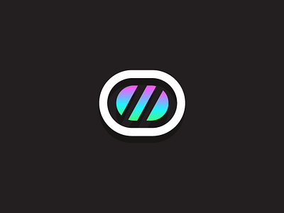 Onward - Driverless Car App - Daily Logo Challenge Day#5 abstract brand car driver gradient grid icon logo mark smart vector visor