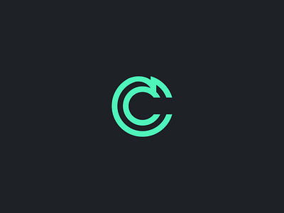 C for Chameleon animal brand branding c chameleon clean design flat golden ratio green grid icon logo mark minimal monogram vector
