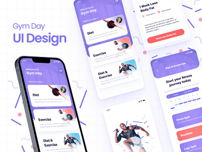 Gym Day Mobile UI Design