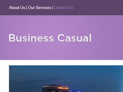 Business Casual 1 purple wordpress theme