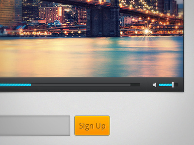 Video & Sign Up coming soon sign up video ui