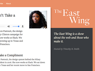 The East Wing - 2017 Redesign podcast the east wing