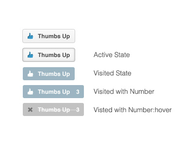 Thumbs Up ui design worksimple