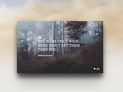Day007 Author Quote 100days clean interface quote typography ui widget