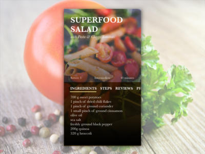 Day009 Recipe Card