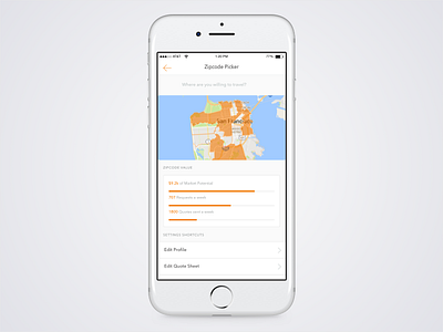 Insights: Zip Code Explorer business dashboard data insights location map progress visualization