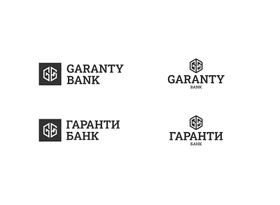 GARANTY BANK | ГАРАНТИ БАНК black clean design icon illustration logo vector