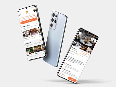 Mobile application for reservation app design mobile app ui ux