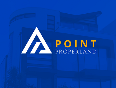 Project logo for Point Properland branding design logo monogram logo vector