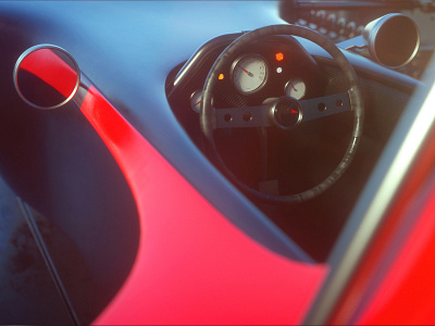 RSCM v002 3d black c4d car cinema 4d concept design illustration modeling red render