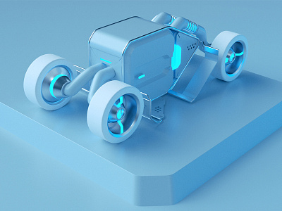 Baggy Tron White 3d c4d cartoon cinema4d concept minimal tron