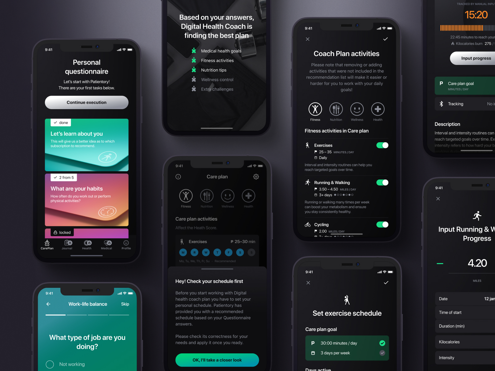 Patientory - Health Plan Activities [by Pixelplex] By Pixelplex On Dribbble