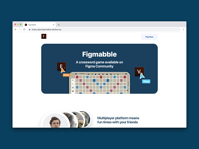 Figmabble Site branding layout web web design website