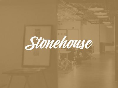 Stonehouse brand logo script type typography