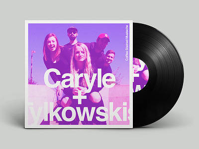 Caryle and the Tylkowskis album art direction type