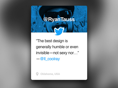 The twitter design layout twitter ux