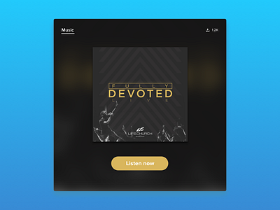 Album Card card layout ui web