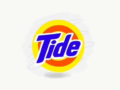 Tide Logo illustration illy ipad