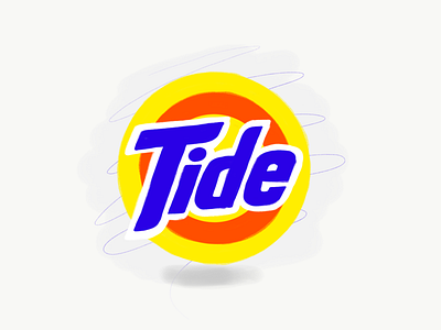 Tide Logo illustration illy ipad