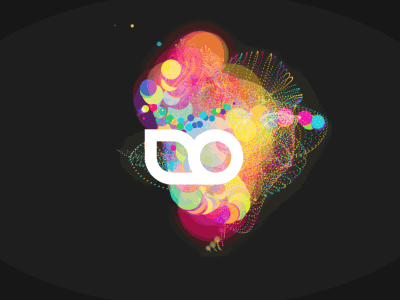 Hello Dribbble ae animation gif motion graphics particles particular trapcode
